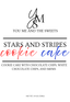 Stars and Stripes Cookie Cake