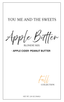 Apple Butter Blondie Mix Fall 26